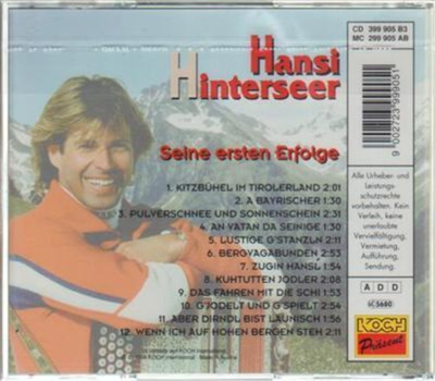 Hansi Hinterseer - Seine ersten Erfolge