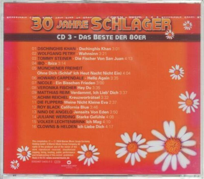 30 Jahre Schlager - Das Beste der 80er (CD Vol.3)