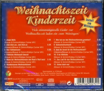 Kiddys Corner Band - Weihnachtszeit Kinderzeit