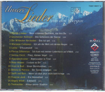 Unsere Lieder aus den Bergen CD1