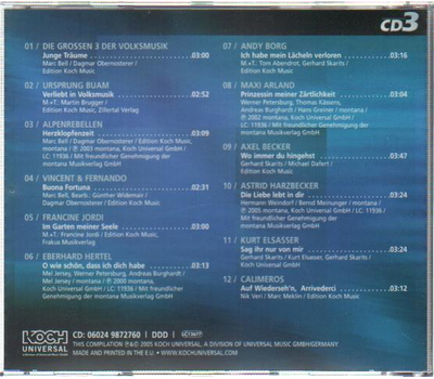 Herzschlag fr Herzschlag - 36 Superhits der Volksmusik CD3