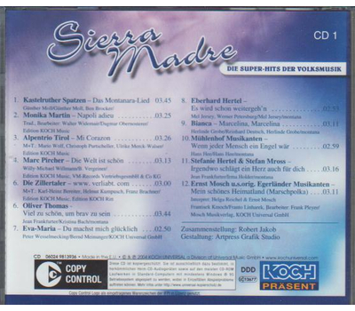 Sierra Madre - Die Super-Hits der Volksmusik CD1