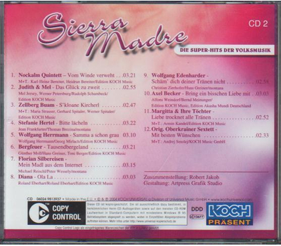 Sierra Madre - Die Super-Hits der Volksmusik CD2