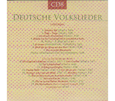 Deutsche Volkslieder (10CD)