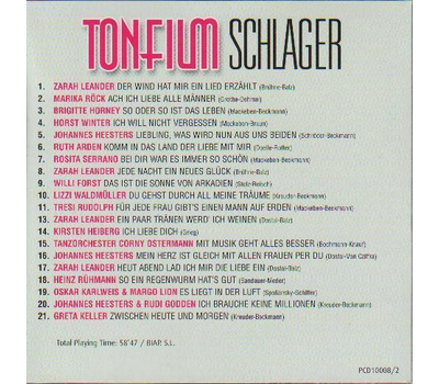 Tonfilm Schlager - Vol. 1 (10-CD-Box)