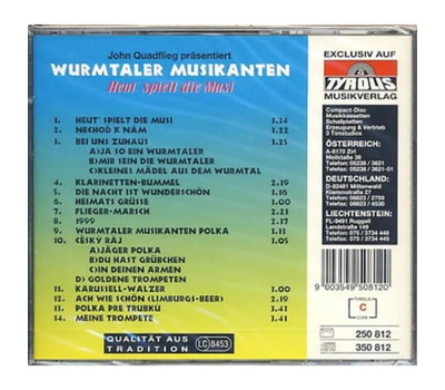 John Quadflieg & Wurmtaler Musikanten - Heut spielt die Musi