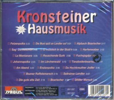 Kronsteiner Hausmusik - 20 Schmankerln aus 15 Jahren Familienmusik
