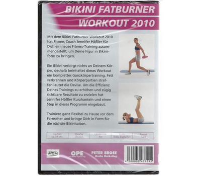 Bikini Fatburner Workout 2010 - Das Fitness-Training fr Deine Bikinifigur mit Fitness-Coach Jennifer Hler