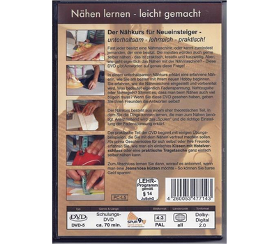 Nhen mit der Nhmaschine - Nhen lernen leicht gemacht