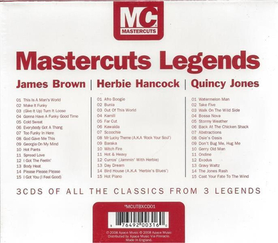 Mastercuts Legends - James Brown / Herbie Hancock / Quincy Jones (3CD)