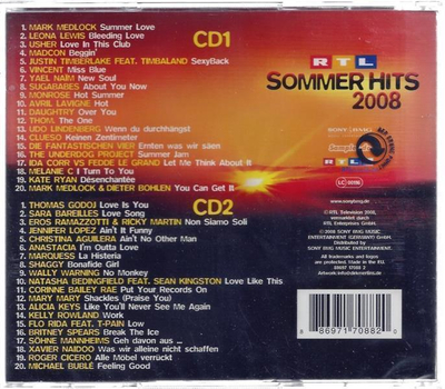 RTL Sommer Hits 2008 (2CD)