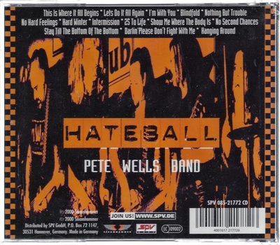 Pete Wells Band - Hateball