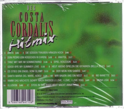 Der Costa Cordalis Hitmix - Nonstop gemixt!