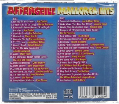 Affengeile Mallorca Hits 2CD