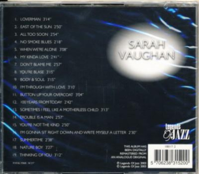 Sarah Vaughan - Loverman