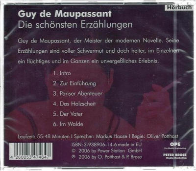 Guy de Maupassant - Die schnsten Erzhlungen (Hrbuch)