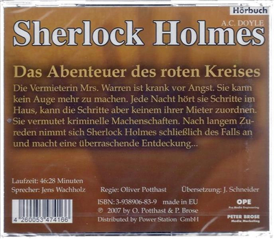 Sherlock Holmes - Das Abenteuer des roten Kreises