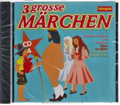 3 grosse Mrchen CD4: Schneeweisschen und Rosenrot / Hans im Glck / Des Kaisere neue Kleider