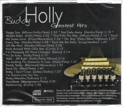 Buddy Holly - Greatest Hits