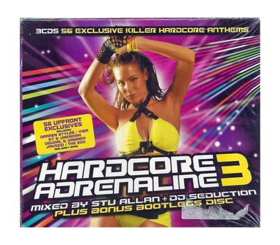 Hardcore Adrenaline 3 - 56 Exclusive Killer Hardcore Anthems (3CD)