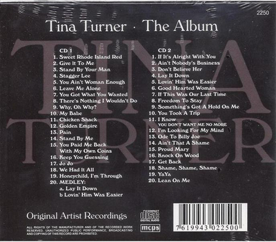 Tina Turner - The Album 2CD