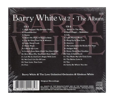 Barry White - The Album Vol. 2 2CD