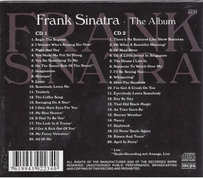 Frank Sinatra - The Album 2CD