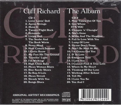 Cliff Richard - The Album 2CD