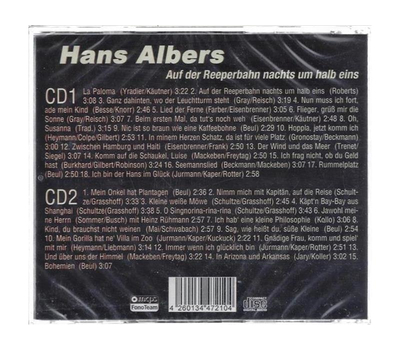 Hans Albers - Auf der Reeperbahn nachts um halb eins 2CD