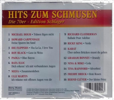 Hits zum Schmusen - Die 70er Edition Schlager