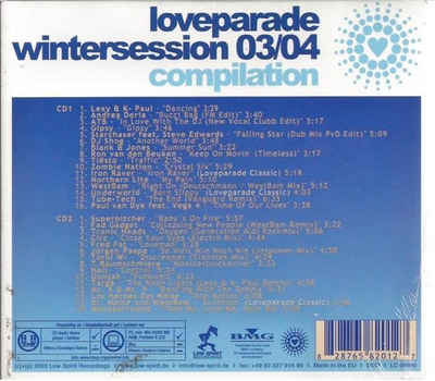 Loveparade Wintersession 03/04 Compilation 2CD