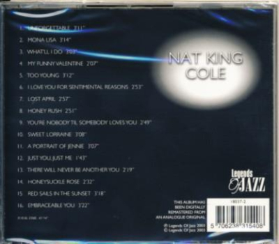 Nat King Cole - The Love Songs