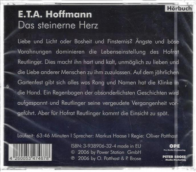 E.T.A. Hoffmann - Das steinerne Herz