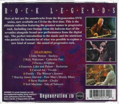 Rock Legends - Progressive Rock