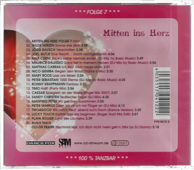 Mitten ins Herz Deutschlands bester Popschlager Folge 7 CD Neu