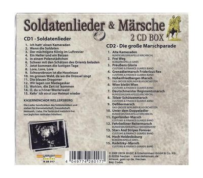 Soldatenlieder & Mrsche (2CD) Neu