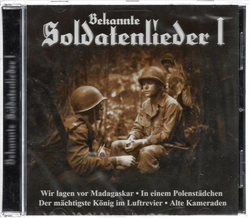 Bekannte Soldatenlieder 1 CD Neu