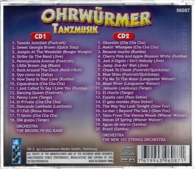 Ohrwrmer Tanzmusik 2CD