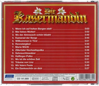 Die Kasermandln Klaus & Ferdl CD2