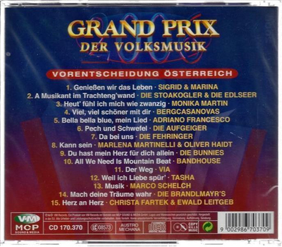 Grand Prix der Volksmusik 2006 Vorentscheidung sterreich