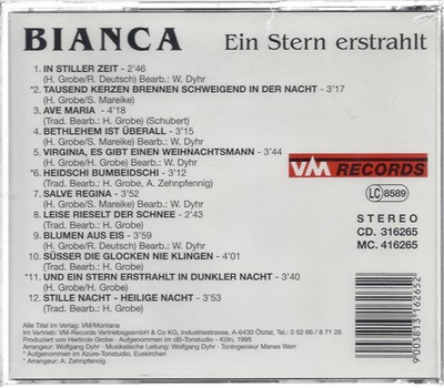 Bianca - Ein Stern erstrahlt Lieder zur Weihnachtszeit