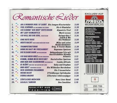 Romantische Lieder 20 Topschlager Folge 6