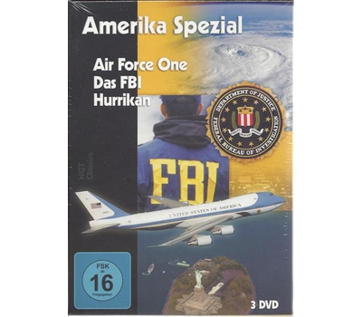 Amerika Spezial: Air Force One / Das FBI / Hurrikan (3DVD)