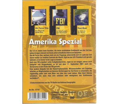 Amerika Spezial: Air Force One / Das FBI / Hurrikan (3DVD)