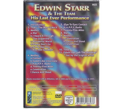 Edwin Starr & The Team - Has Last Ever Performance