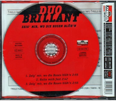 Duo Brillant - Zeig mir wo die Rosen blhn / Halte mich fest