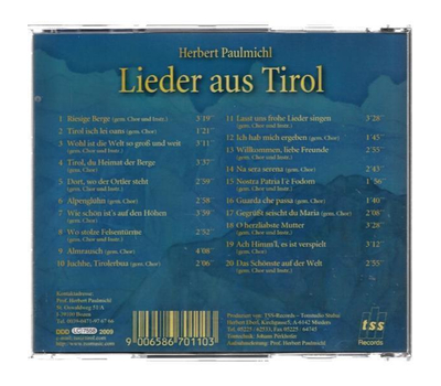 Herbert Paulmichl - Lieder aus Tirol