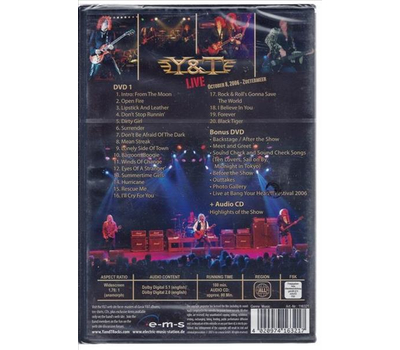 Y&T Live - One Hot Night 2DVD plus Audio-CD