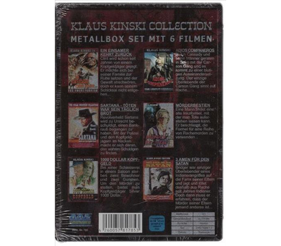 Klaus Kinski Collection 6 DVD Metallbox