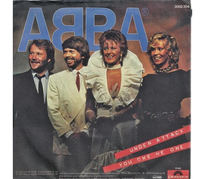 Abba - Under Attack / You owe me one SP Neu